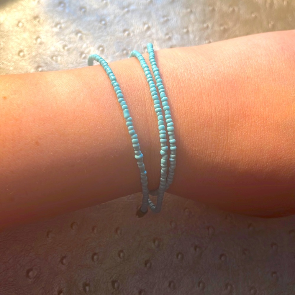 Delicate coral 🪸 necklace - Baby Blue
